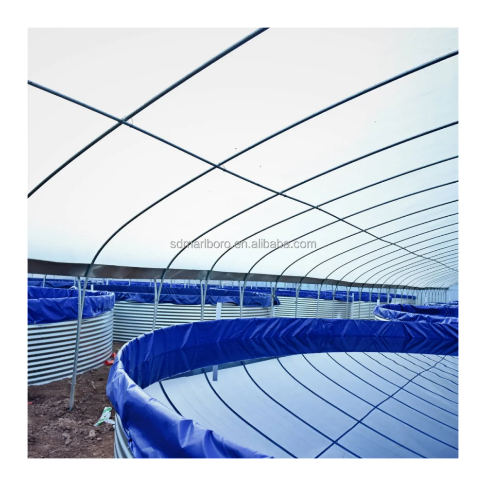 Большой пластиковый резервуар для выращивания креветок из ПВХ