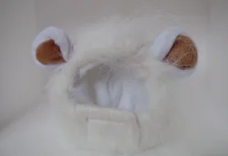 1 шт. 2020, парик для домашних животных, имитация Львиной шерсти, гривы, ушей, костюма, шарф-глушитель