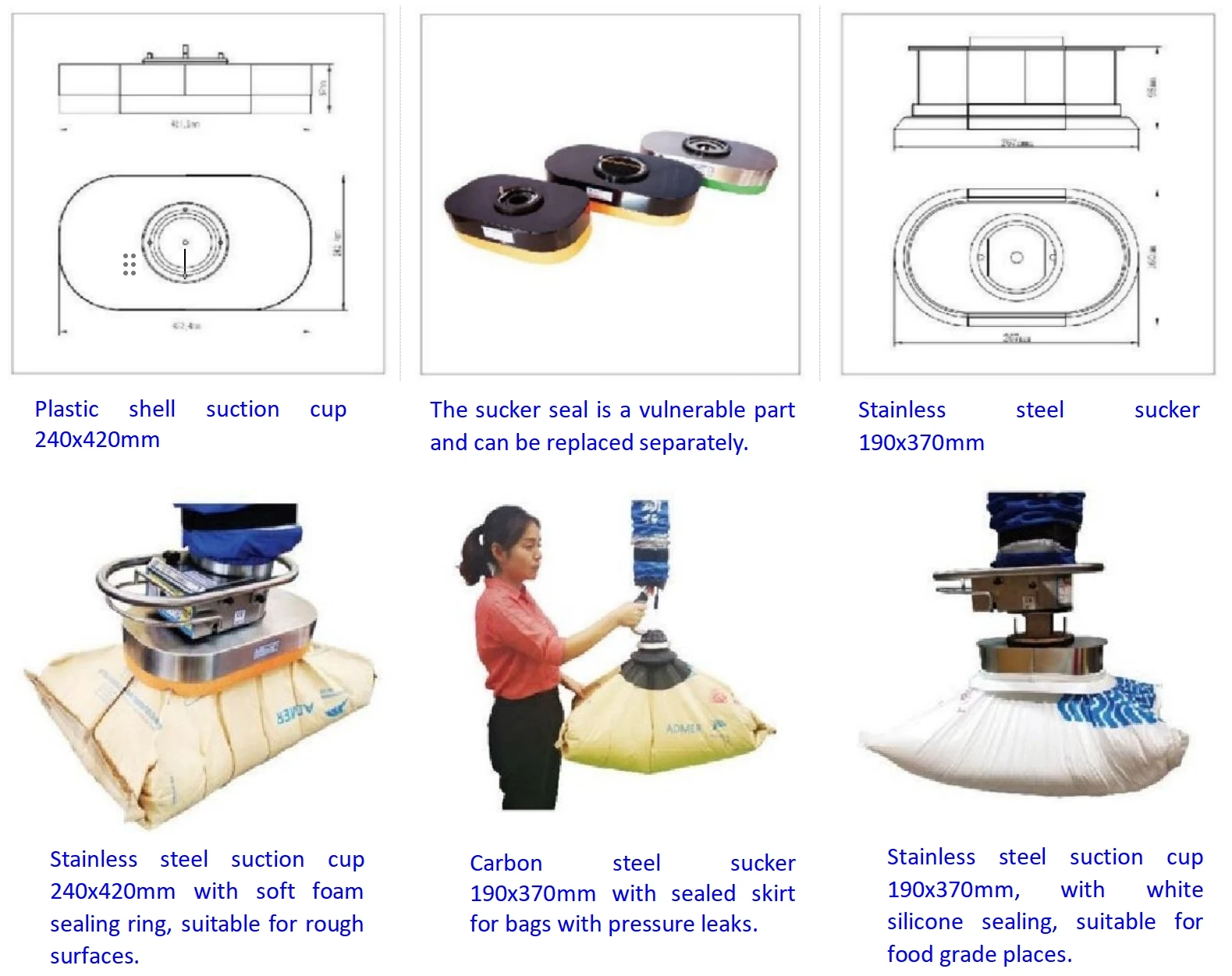 High-frequency Lifting Vacuum Tube System Pneumatic Vacuum Sack Lifter ...