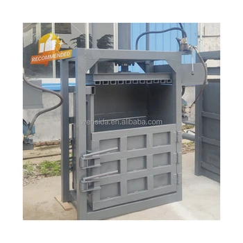 Factory direct supply of waste paper and plastic vertical metal scrap iron baler/corn straw woven bag hydraulic baler