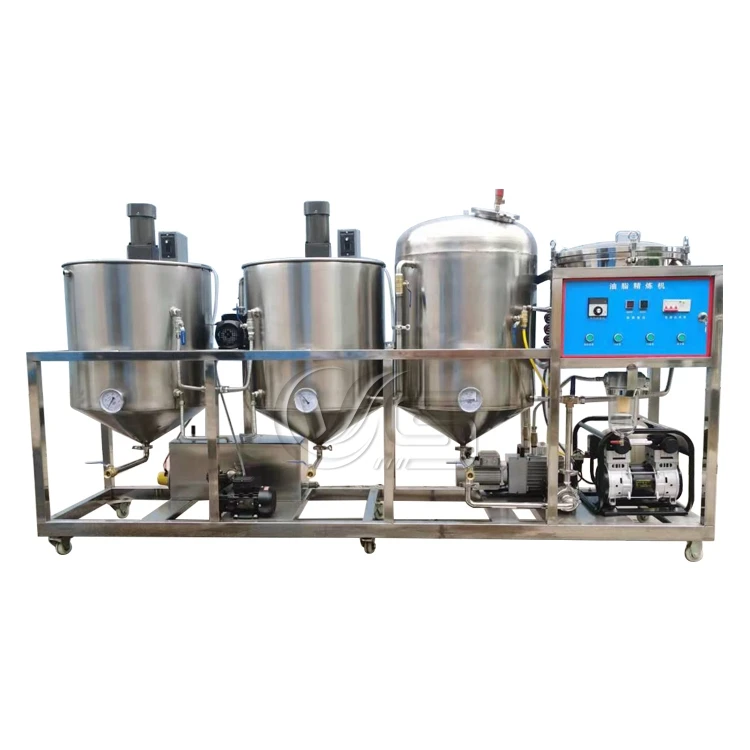 Small Scale Cooking Oil Refinery Machine Crude Oil Refinery Plant