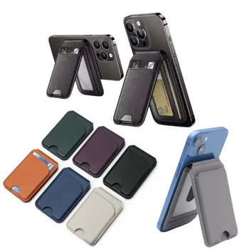 High Quality Fully Adjustable Mag Stand Ultra Strong Magnetic Force Wallet for iPhone 16 15 14 13 12 Pro Max