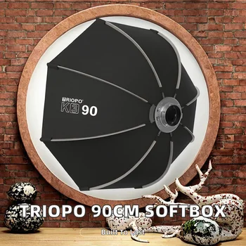 Triopo PVC Plastic 90CM for K3 Series Quick Realse Bowens Mouth Adapter Side Wing Folding for Studio Light detail image