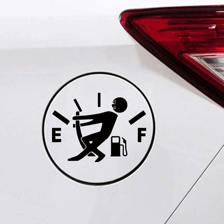 Vehicle Gas Door Decal Car Window Vinyl Sticker Custom Decoration