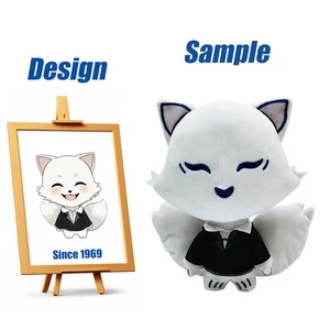 Shengye Plush Toy Factory Manufacturer Custom Animal World Figure Doll Cute Soft Stuffed Fox Plush Toy for Activity Promotion