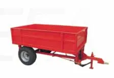 Farm Use Small Compact Tractor 1Ton Tipping Trailer