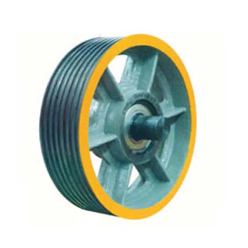 Elevator Pulley CNC Machining Steel Wire Rope Pulley for Elevator Spare Parts