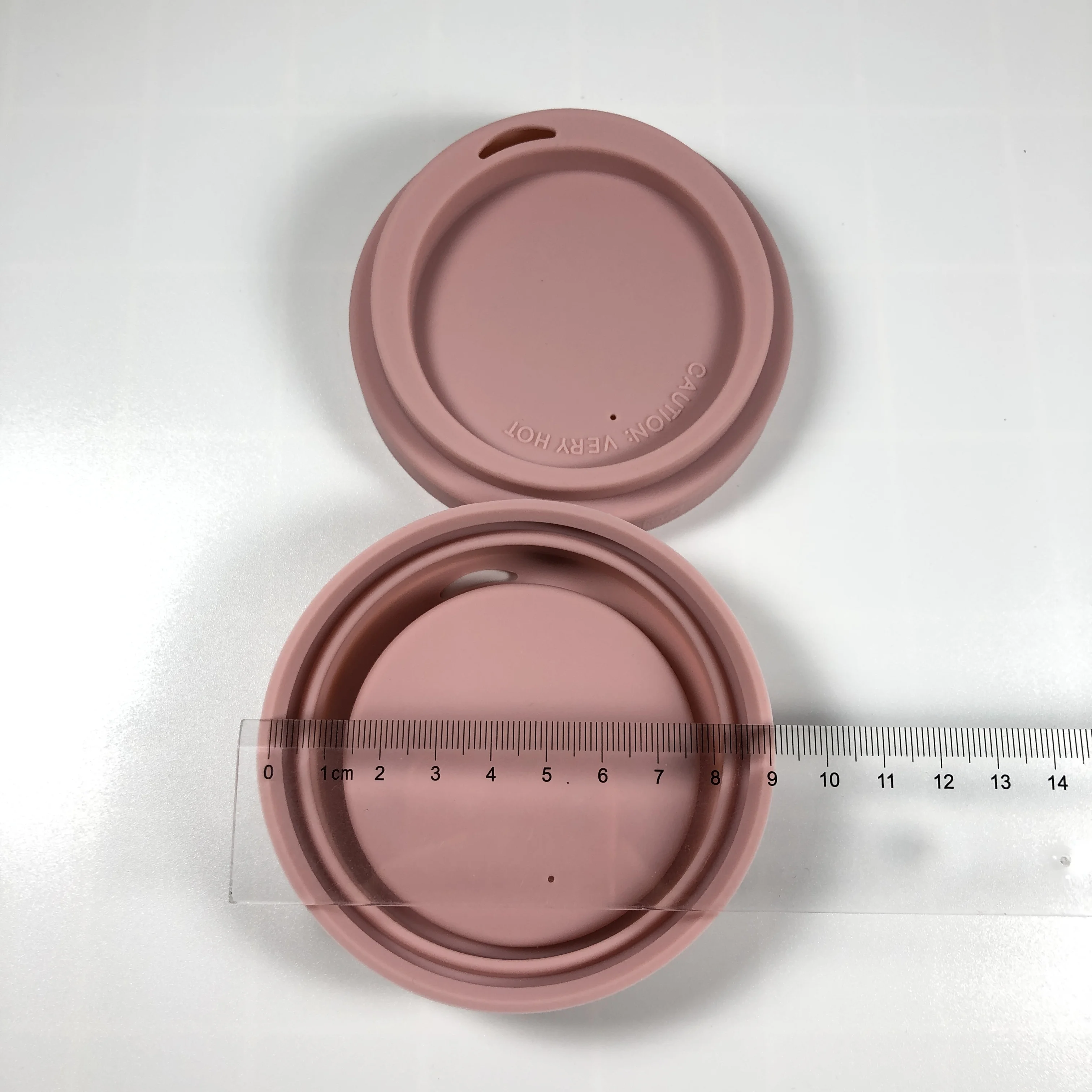 Colors Universal 8cm and 9cm Moon Design Silicon Mug Cup Lid Tan Color  Coffee Silicone Cup Lid Silicone Lid Covers for Travel Cu
