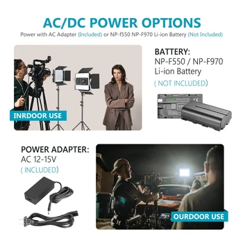 Neewer 2-PackAdvanced660LED Panel Video Light Kit Photography Dimmable2.4GWireless Remote Control for Studio Shooting product image