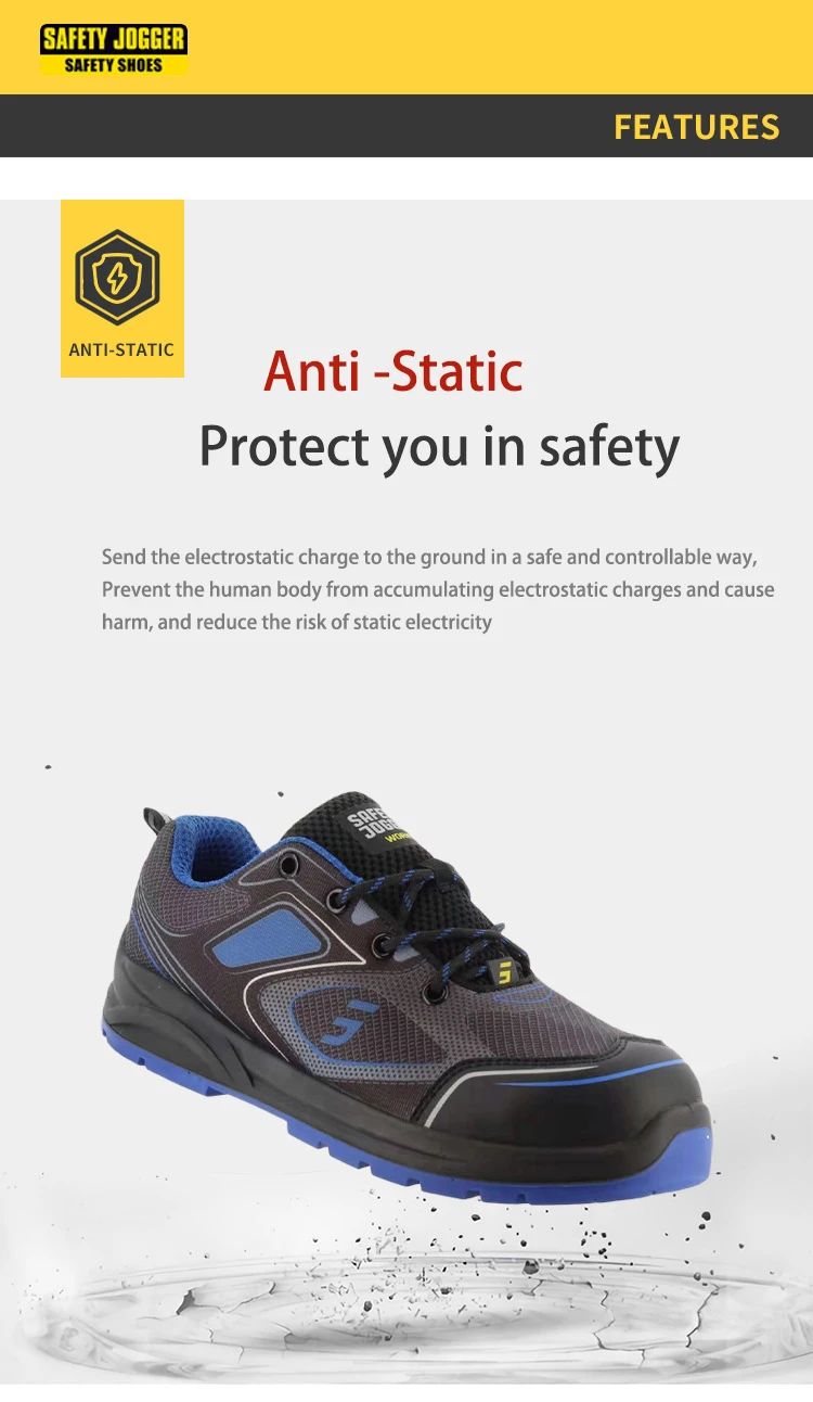 Zapato De Seguridad Industrial Industrial Protective Fashion Breathable Work Casual Trainers