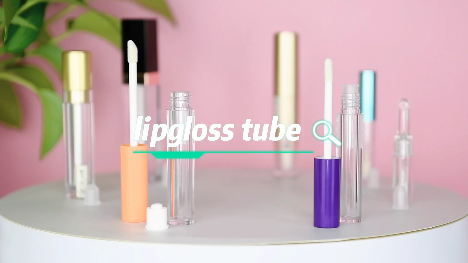 Round Lipgloss Container Clear 5ml 10ml 15ml Cosmetic Lip Gloss Tube