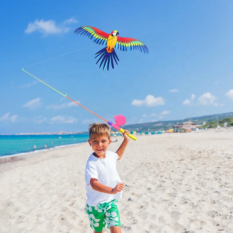 Low Price Factory Directly Provide Kite Delta Animal Fishing Rod  Kites for Kids  Plastic Kite