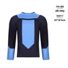 Invincible Young Hero in Blue Long Sleeves