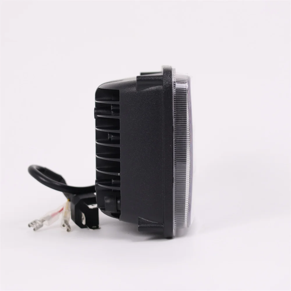 product tiypeor 5inch motorcycle truck front square led headlight with high low beam drl replacement for cherokee limited sport utility-10