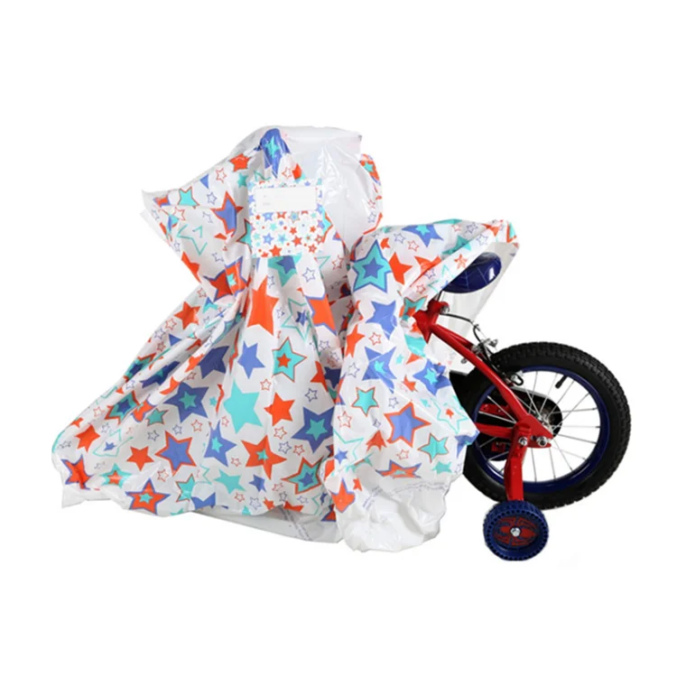 Borsa Regalo Per Bicicletta Natalizia, Extra Large 2x1,45 M, Motivo Fiocco Di Neve, Nascondi Regali