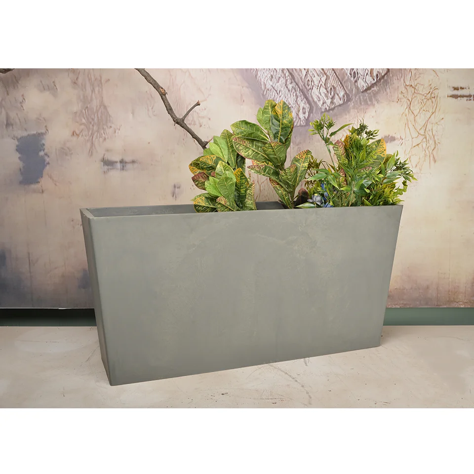 Large Rectangular Plant Pots - Customizable Outdoor Solutions