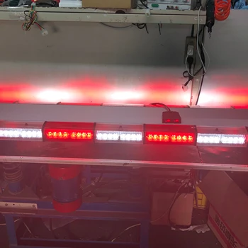 Aluminium LED Warning Lightbar for Fire Tow Truck 12V/24V RED WHITE Flashing Function New Used Condition Auto Car Accessory