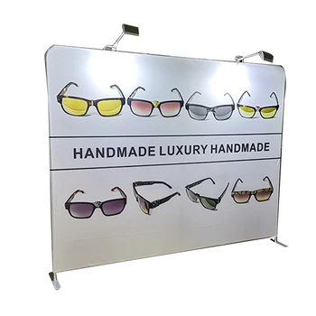Feamont Aluminum Tension Fabric Display Stand Portable Trade Show Booth 10x10 Exhibition Booth