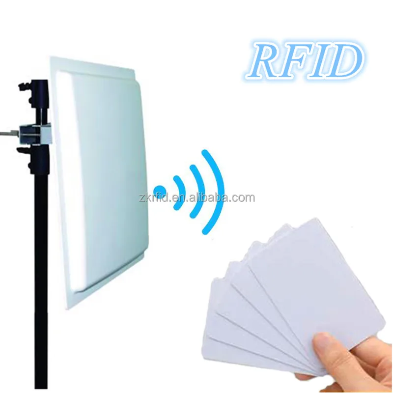 H3/h9 Uhf Rfid Card 6c Pvc White Card Zk-rfid601 Iso18000-6c Uhf Rfid ...