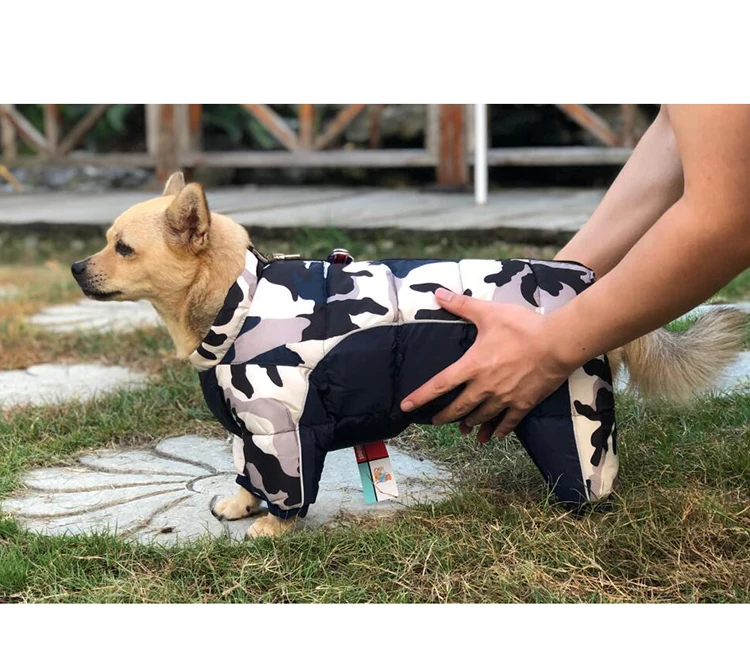 Wholesale Custom Warm Pet Winter Coat Thick Waterproof Reflective
