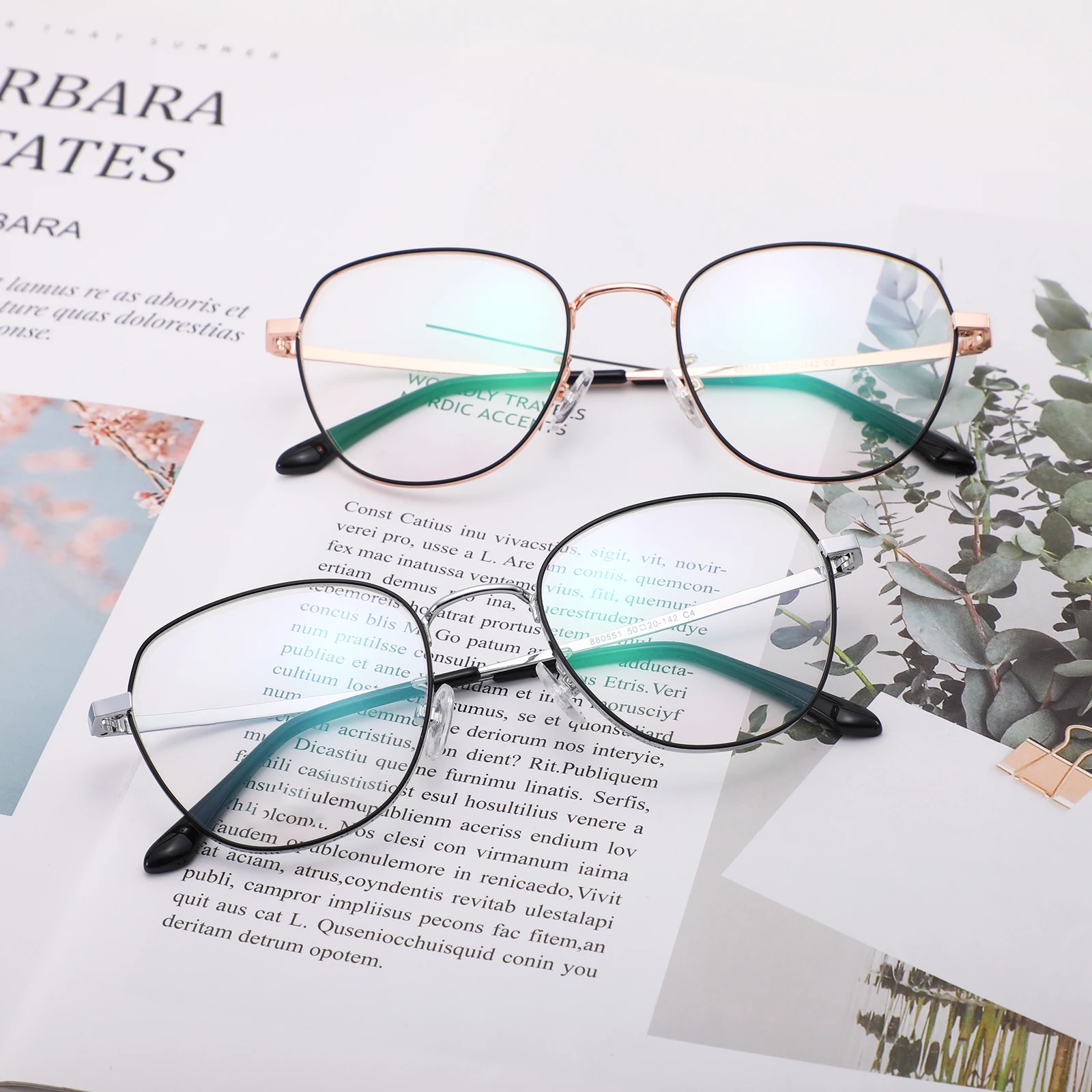 New Fashion Unisex Round Metal Optical Spectacles Eyeglasses Frames Metal  Optical Frame - Buy Metal Optical Frame,Custom Logo Eyeglasses Frames,Retro