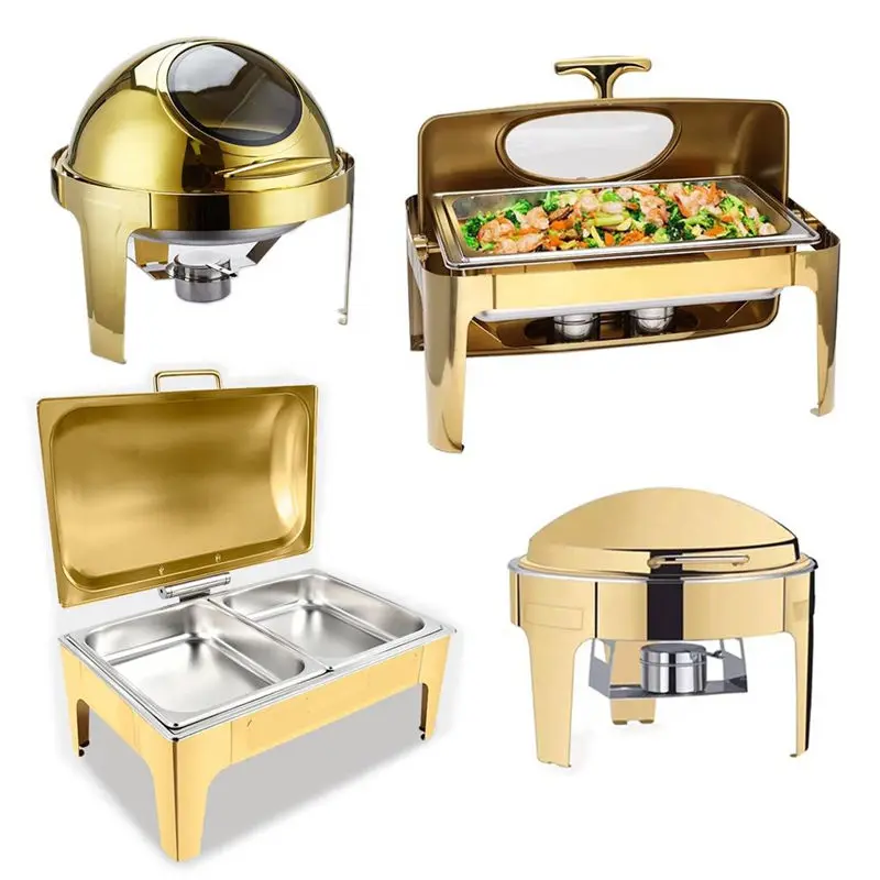 Luxury Buffet Chafing Dish In Dubai Stainless Steel Chef 9 Litre Food