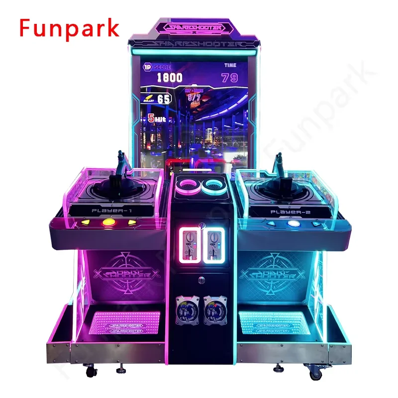 FunPark Hot Selling Arcade Shooting Gun Game Machine Coin Operated Game Shooting Machine for Sale for Entertainment Center details