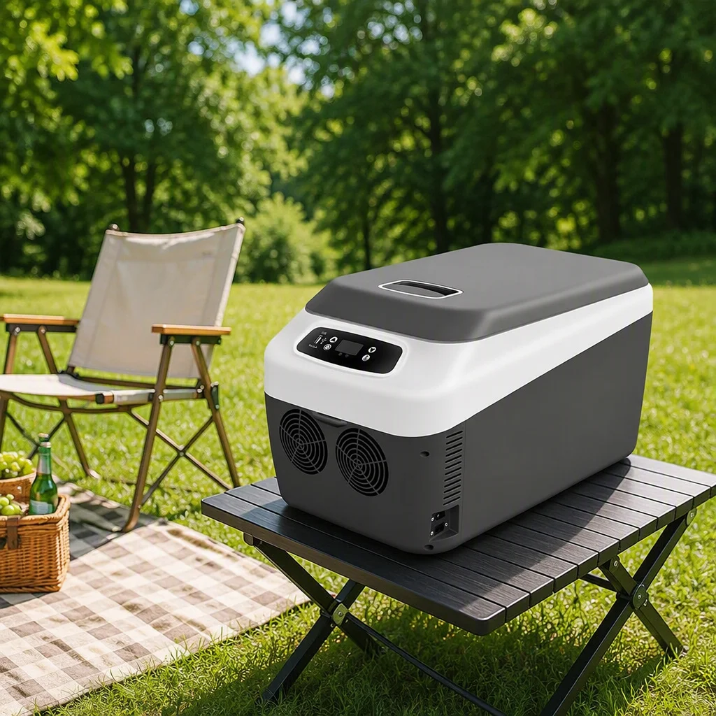 Hot Sale 24L 30L High Quality  Portable Compressor Small Car Refrigerator Travel Electric 12v Cooler Box Mini Fridge Car