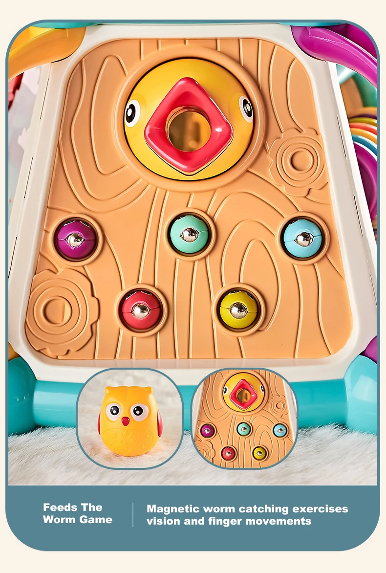 Musical Activity Cube Toy Development Educational Game Play Learning