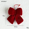Burgundy bow (small size)
