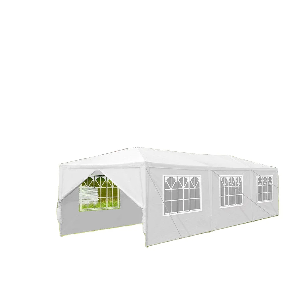 New 3 x 4m Waterproof Garden PE Gazebo Outdoor Party Tent Wedding Canopy Marquee 