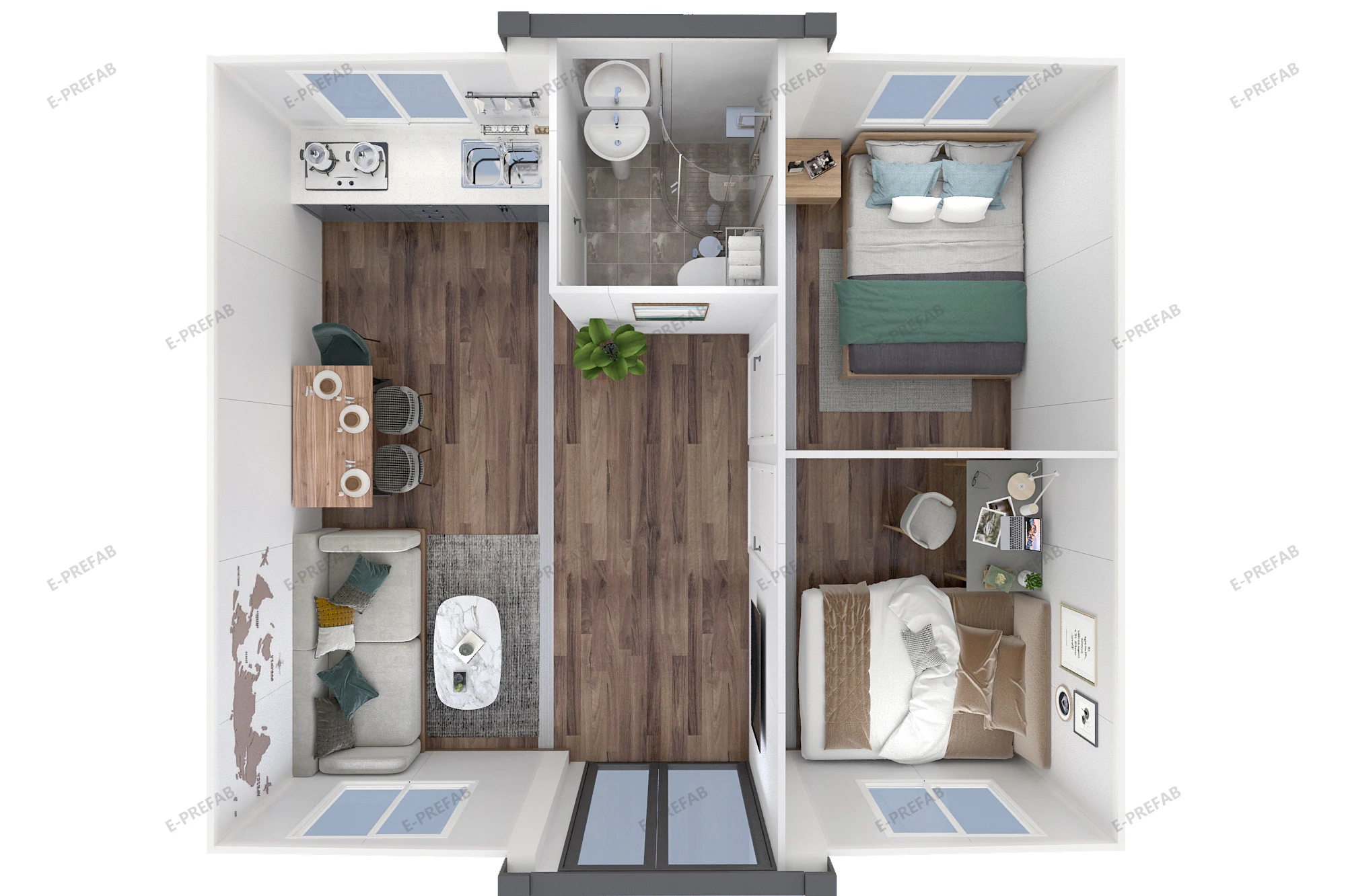 Стальная конструкция, сборный дом, раздвижной контейнер для Австралии, Новой Зеландии