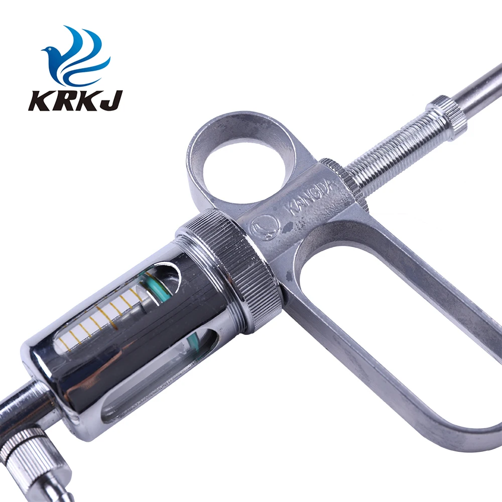 CETTIA KD111 1-10ml Continuous and Adjustable Veterinary Automatic Injection Syringe Gun10ml for Tree
