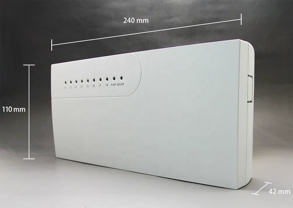 Heating Wiring Central Control Box Tuya Smart Thermostat Digital Thermostat Use for Boiler Pump 5 Zone / 8 Zone