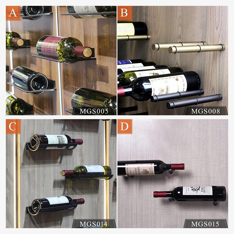 2022 New Designs 6 7 8 Bottle Wine Bottle Rack Storage Wine Holder