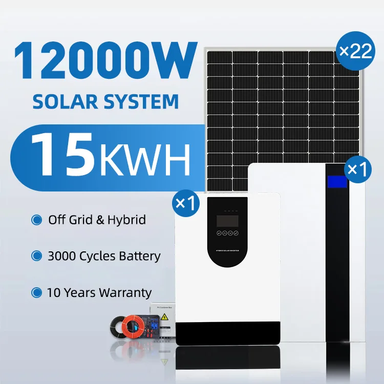 15KWH højkapacitets solcellelager 12KW privat system vejrbeskyttet ≥13 vindklasse IP54 beskyttelse