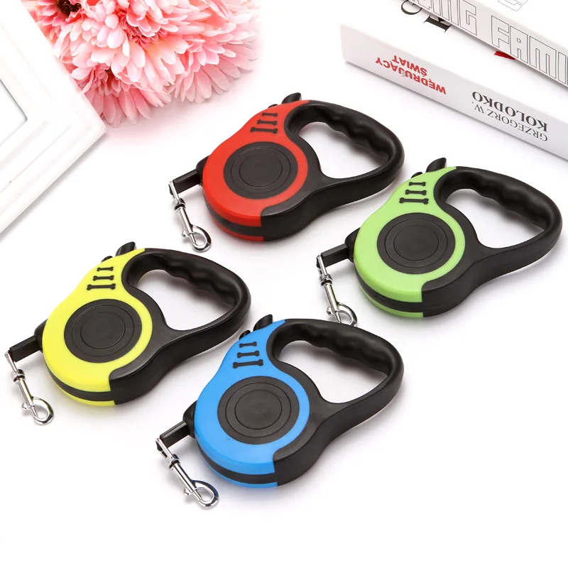 Wholesale Factory Custom Traction Device Retractable Dog Walking Training Leash Medium and Small Dog Leashes Automatic Pet Leash