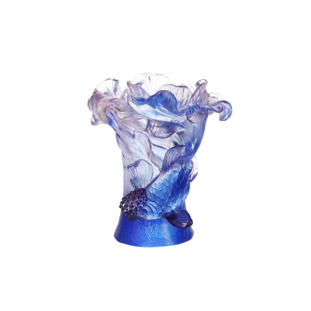 crystal vase glass decoration high-end gifts living room home desktop creative housewarming gifts Ethnic style gifts