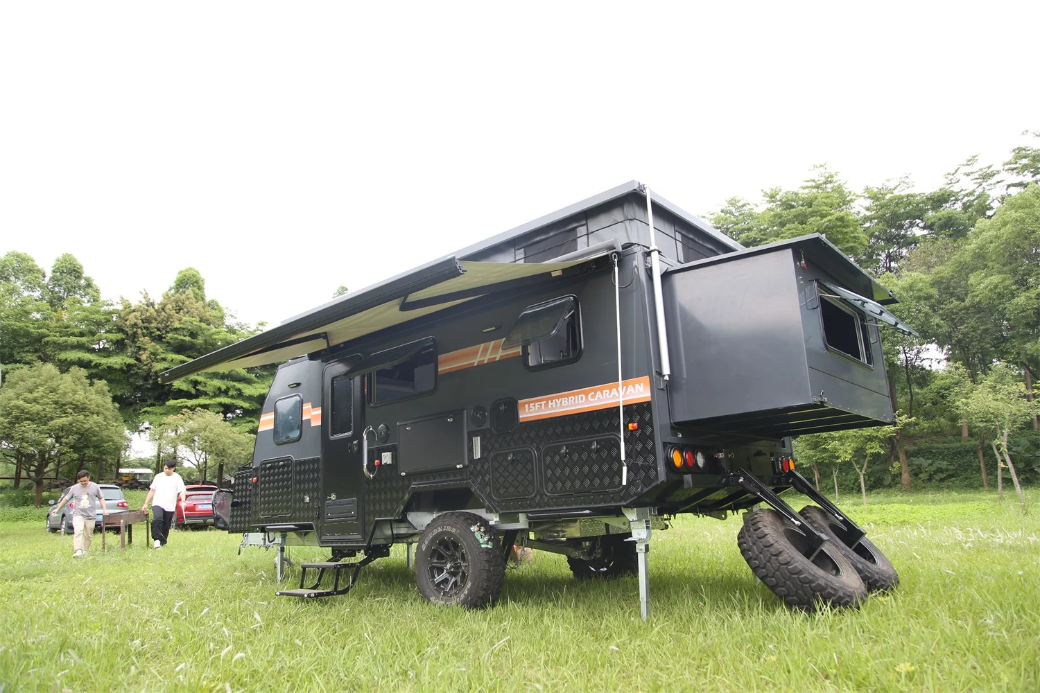 Ecocampor 15ft Hybrid Offroad RV Caravan Van Camper Trailers