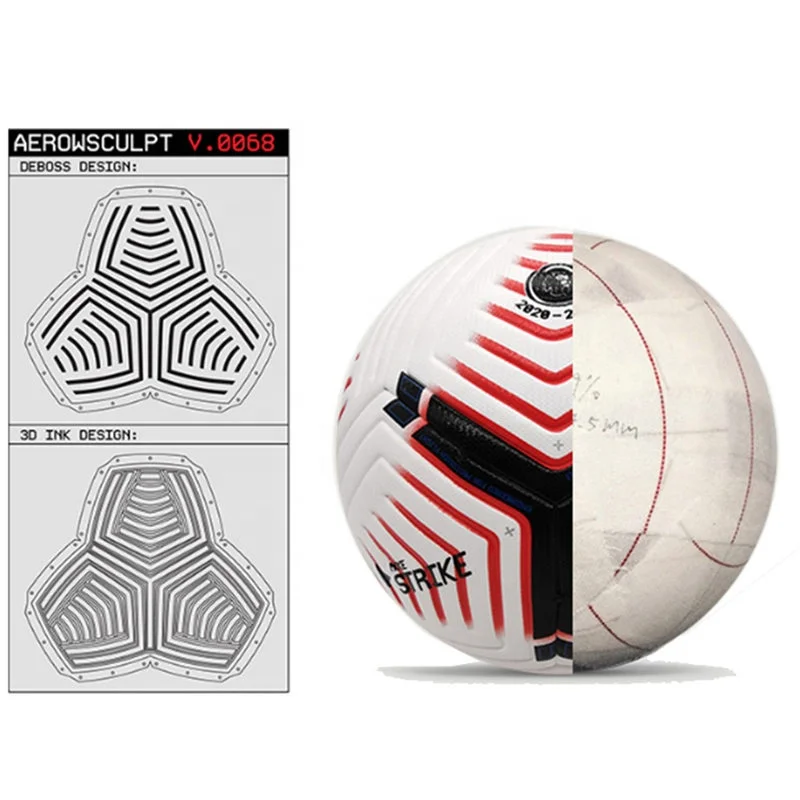 Ballon De Football En PVC Taille Cinq Cousu à La Machine Prix Bas