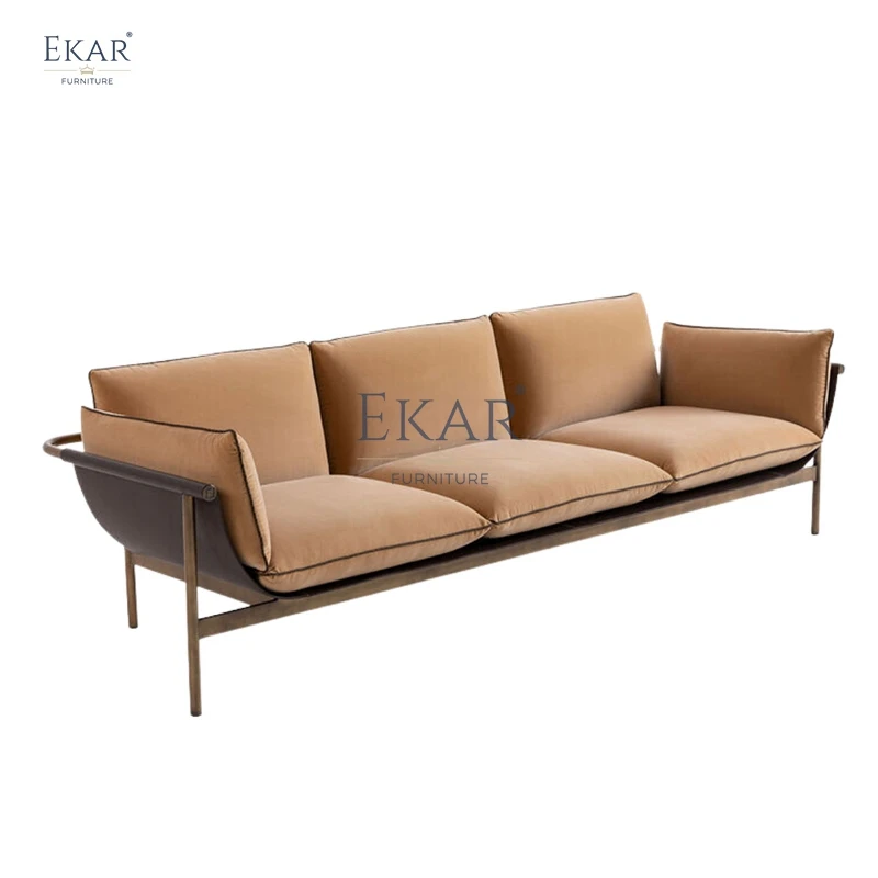 product modern sectional fabric sofa set with sleek metal legs comfortable contemporary furniture for hotels villas schools hospitals-65