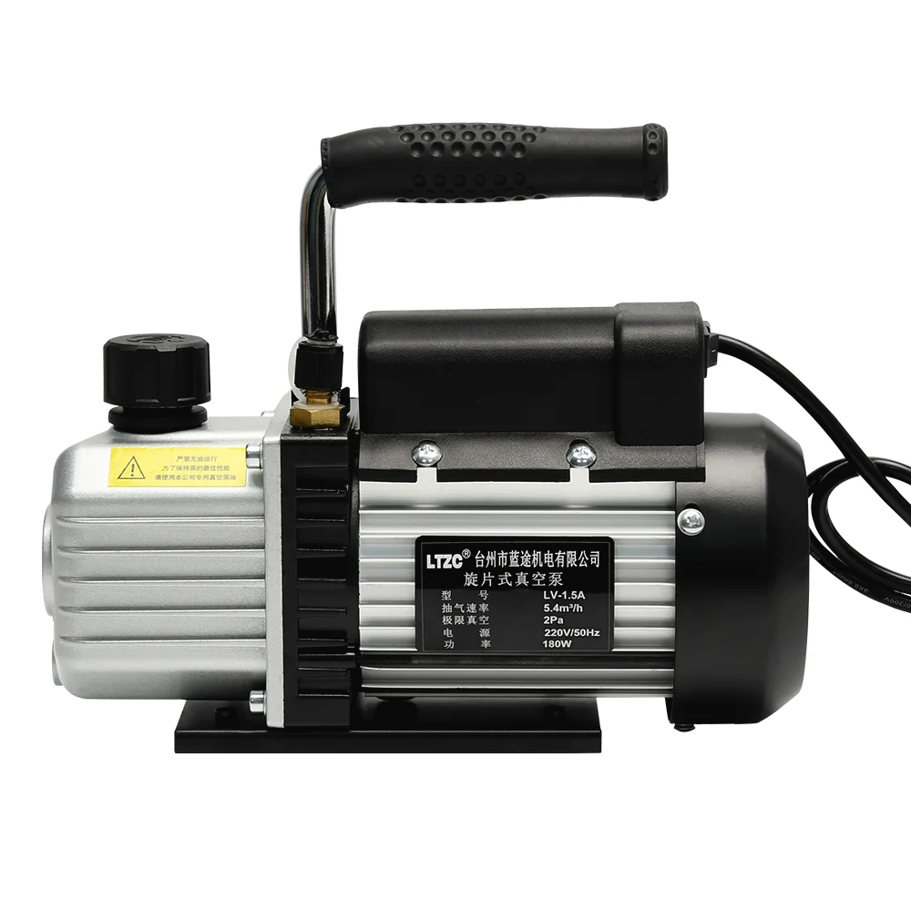 LV-1A High HVAC Single/Dual Stage Mini Rotary Vane Vacuum Pump