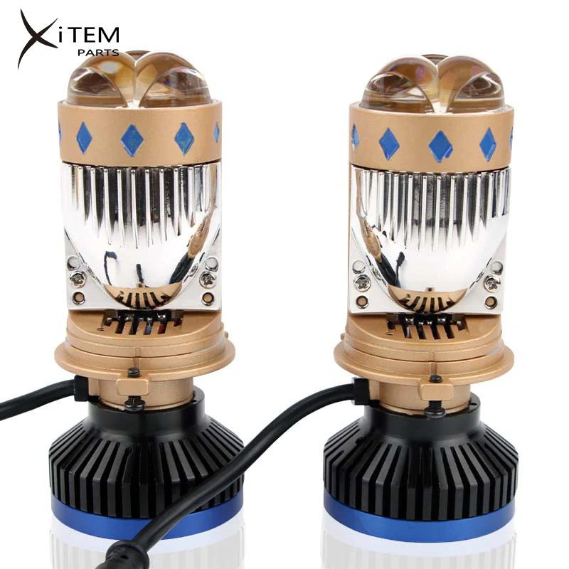 Super Bright Led Headlight Bulbs 140W Canbus Projector H4 Mini LED Lens T9 LED Headlight Bulbs Hi Low Beam Car Light
