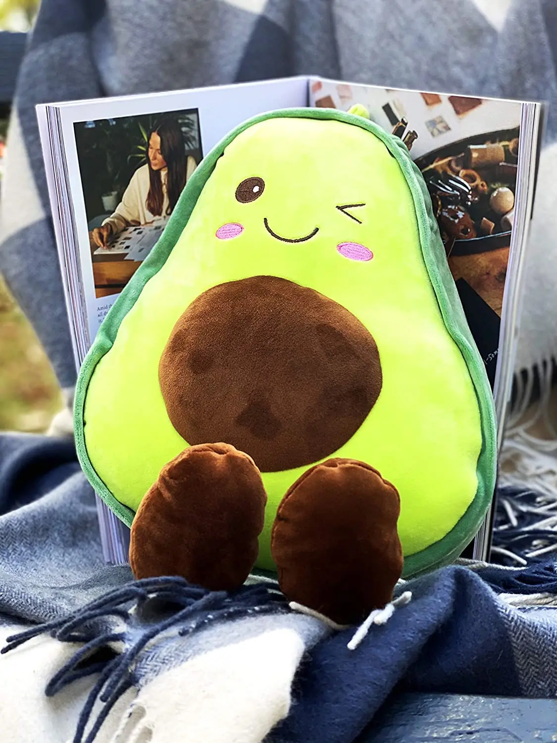 Peluche Aguacate De 30 Cm - Cojín Suave Y Tierno, Regalo Ideal Para Niños