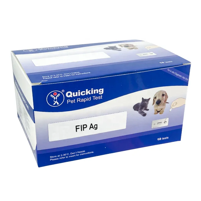 Manufacturer price cat disease pet care Feline FIP / FIPV rapid test /veterinary kit