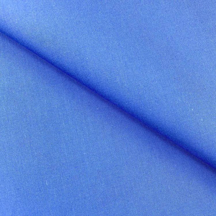 Цветная однотонная окрашенная Поплиновая ткань 65/35 115GSM TC для футболок и одежды по заводской цене
