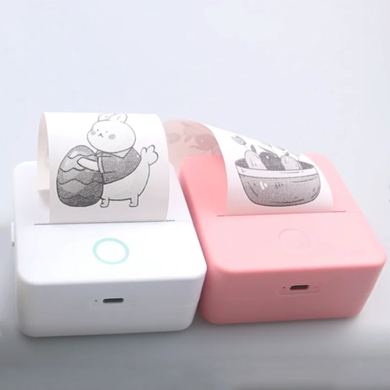 Popular Mini Instant Wireless Printer Portable Digital Photo Thermal Label Printer for Children Gifts Pocket Thermal Printer X6