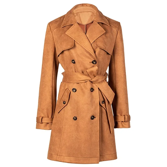 suedette coat