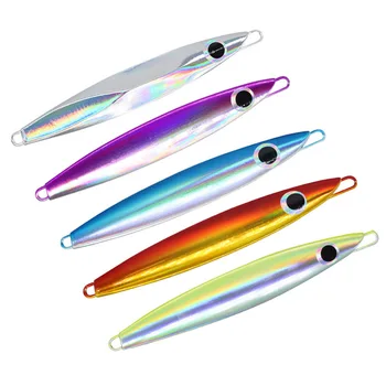 Lure Bait Jigging Lure Stainless Steel Big Iron Plate Die Super Long-distance Investment Big-gram Heavy Sea Fishing Bass – Metal Jig – view 2