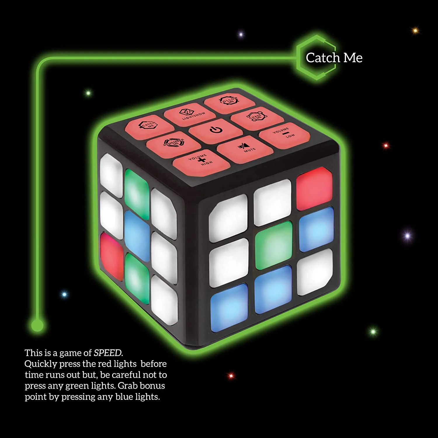 Tevo Cube-it – Jeu De Mémoire Lumineux 7 En 1 Portable – Jouet Électronique Stimulant Pour Enfants & Adultes